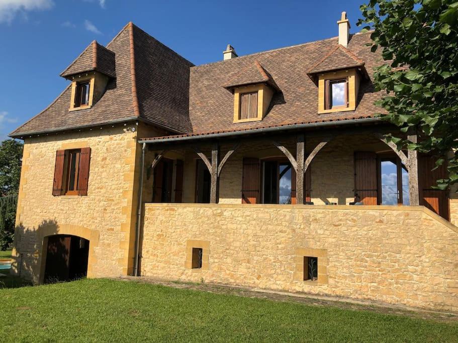 Grande Maison En Perigord A 10 Mn De Sarlat Marquay Exteriör bild